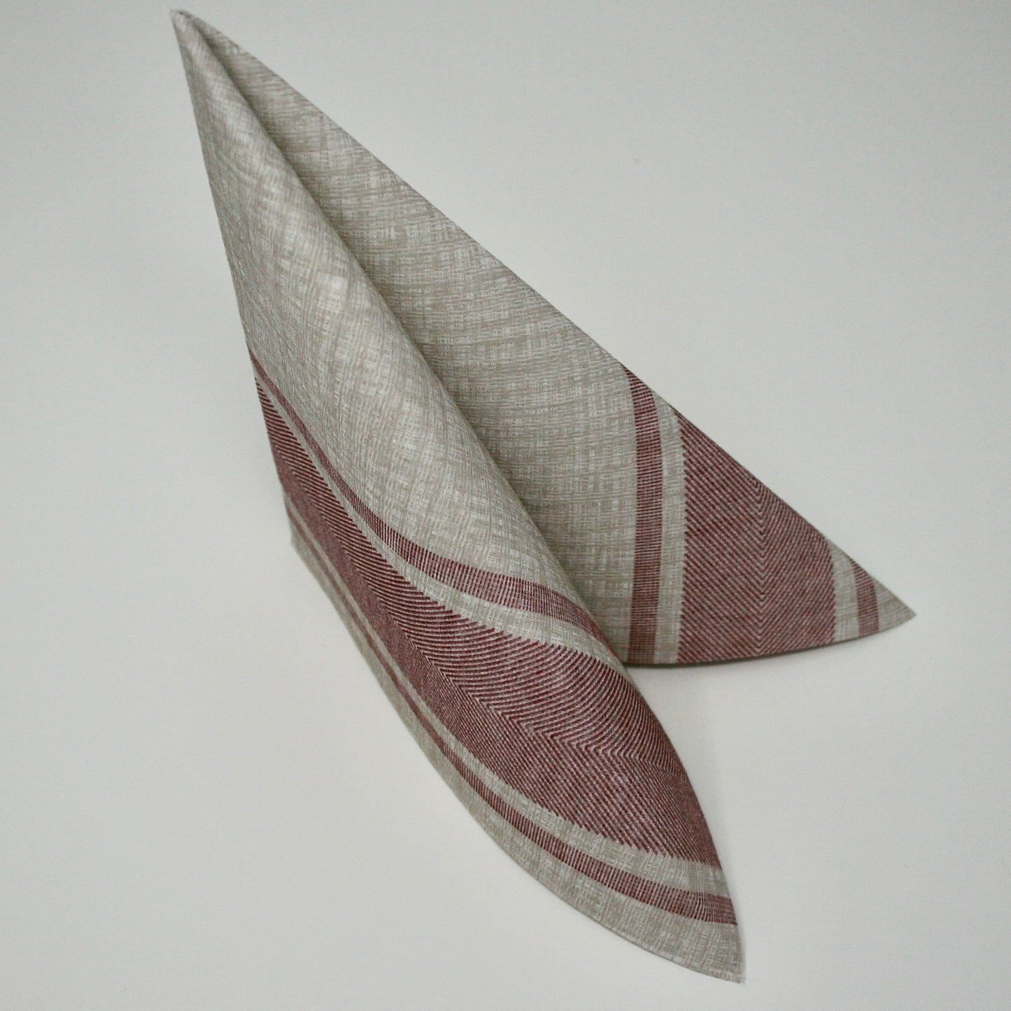 Servietten Airlaid Ro.ial, 1000 Stück, 40 x 40 cm Auris Bordeaux