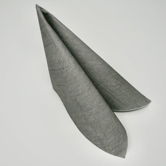 Airlaid Serviette grau stoffähnlich