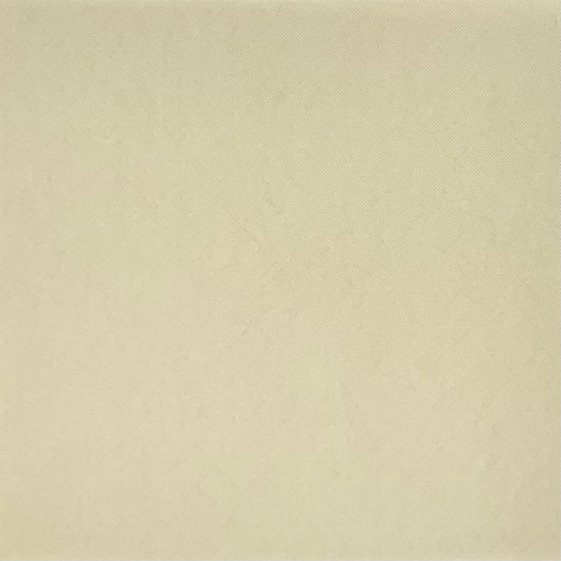 Detailansicht einer flachliegenden, sandfarben melierten Airlaid-Serviette mit stoffähnlicher Struktur, 1/4-Falz